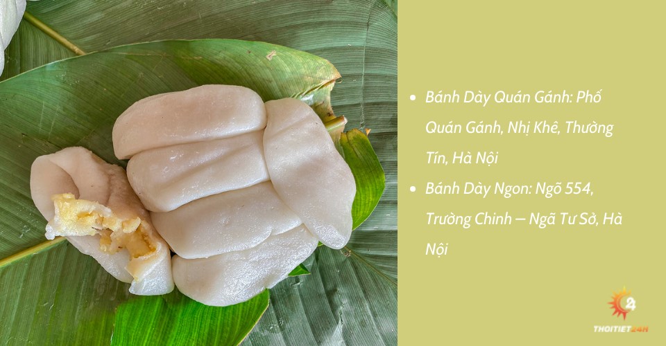  Bánh Dày Quán Gánh nổi tiếng thơm ngon, dẻo mịn