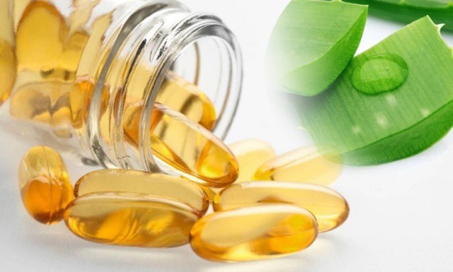 Chăm sóc da bằng nha đam và vitamin E 