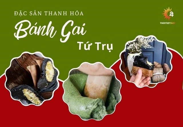 Cách làm bánh gai Tứ Trụ 