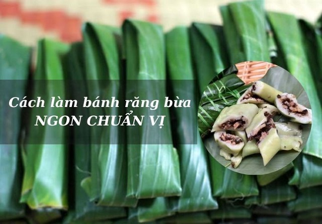 Cách làm bánh răng bừa ngon chuẩn vị 