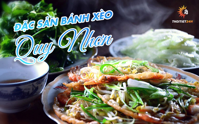 Bánh xèo tôm nhảy là đặc sản của Quy Nhơn 