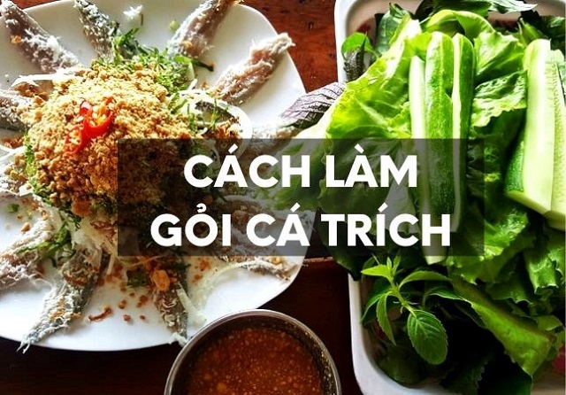 Hướng dẫn cách làm gỏi cá trích 