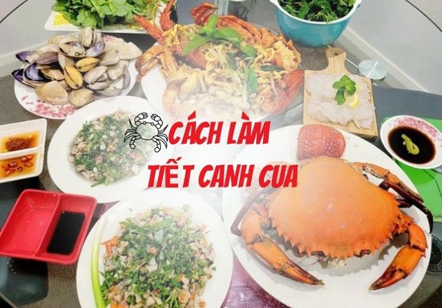 Cách làm tiết canh cua 