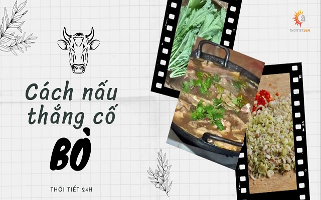 Cách nấu thắng cố bò