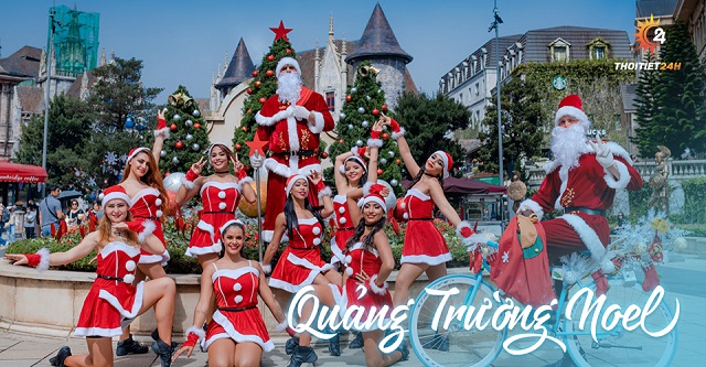 Quảng trường Noel tại Bà Nà Hill