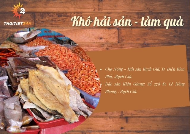 Khô hải sản thơm ngon từ biển 