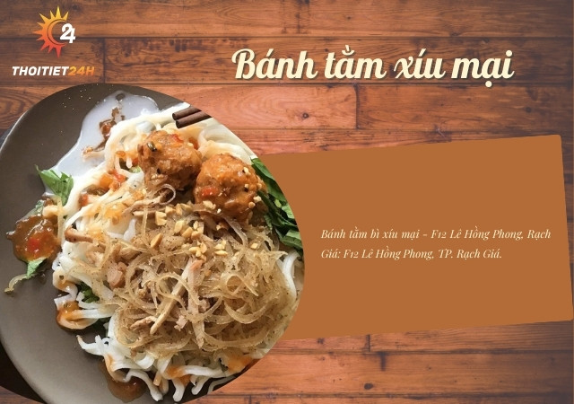 Bánh tằm xíu mại thơm ngon độc - lạ