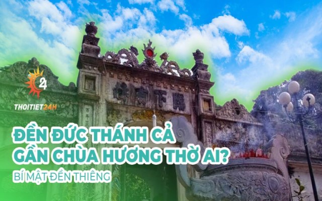 Đền Đức Thánh Cả gần chùa Hương