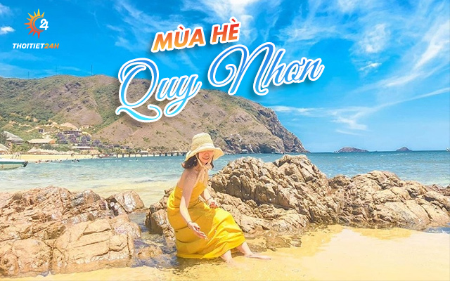 Mùa hè là mùa cao điểm du lịch ở Quy Nhơn