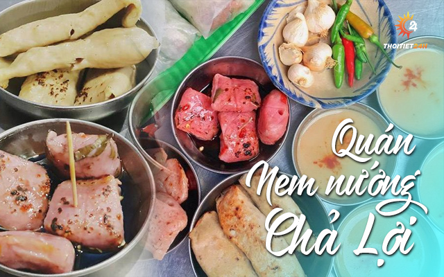 Tré là món ngon tại quán nem nướng Lợi 