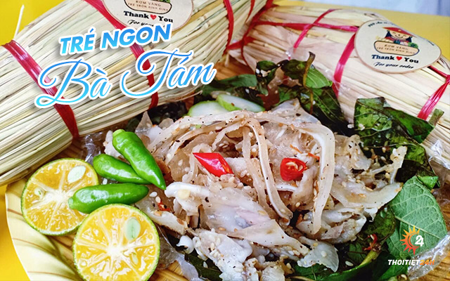 Tré là món ngon nổi bật tại quán Bà Tám 