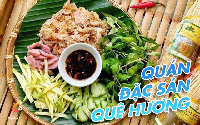 Quán Đặc sản Quê Hương phục vụ món tré Bình Định 