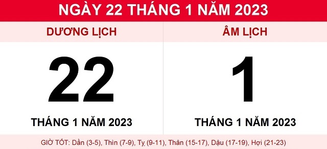 Tết Âm 2023 vào ngày nào? 