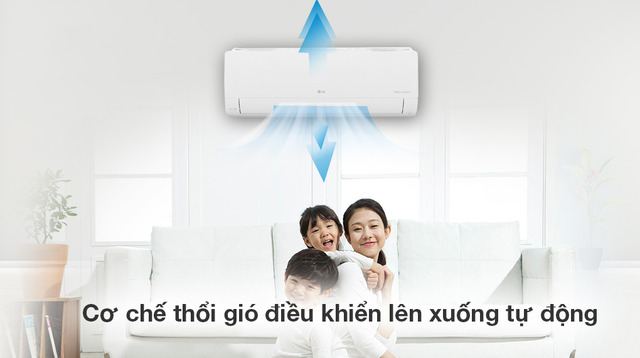 Điều chỉnh gió tối ưu, bảo vệ sức khỏe 