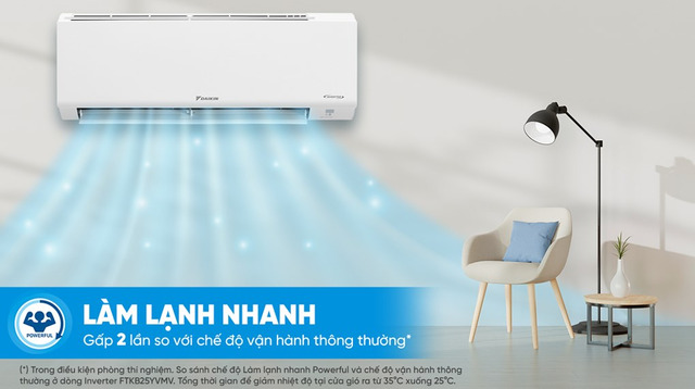 Điều hòa Daikin làm lạnh tối ưu