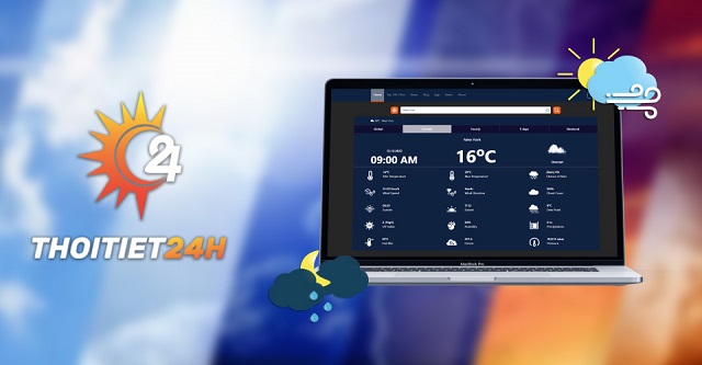 Tra cứu thời tiết tại Thời tiết 24h