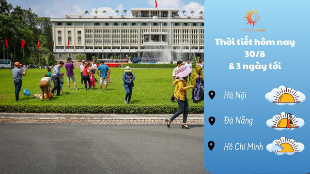 Dự báo thời tiết hôm nay 30/8/2024 như thế nào?