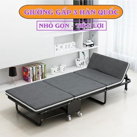 Giường gấp ba phong cách Hàn Quốc, Gấp gọn tiện lợi,