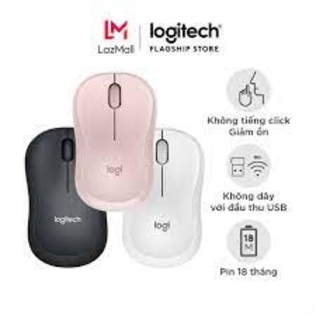 Chuột không dây Logitech M220 Silent giảm ồn