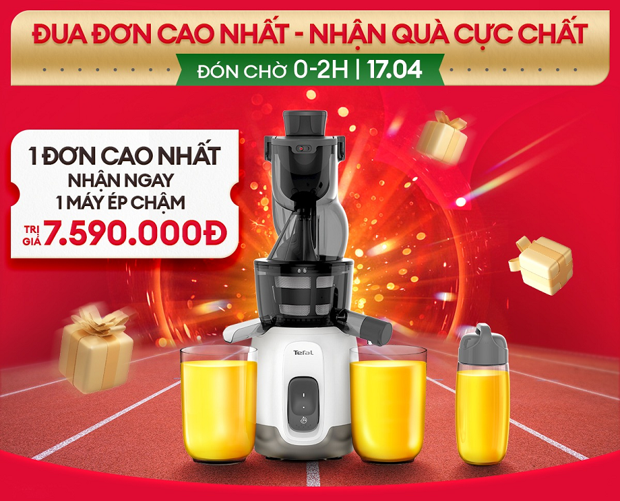 Chương trình giảm giá HOT ngày hội Tefal 17/4 