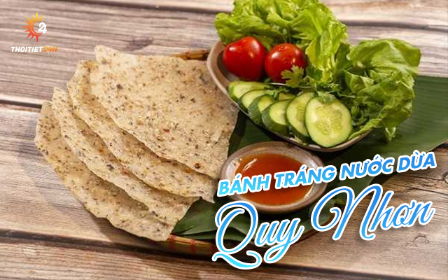 Bánh tráng nước dừa Quy Nhơn 