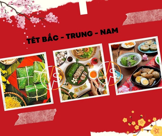 Sự khác nhau giữa tết 3 miền 