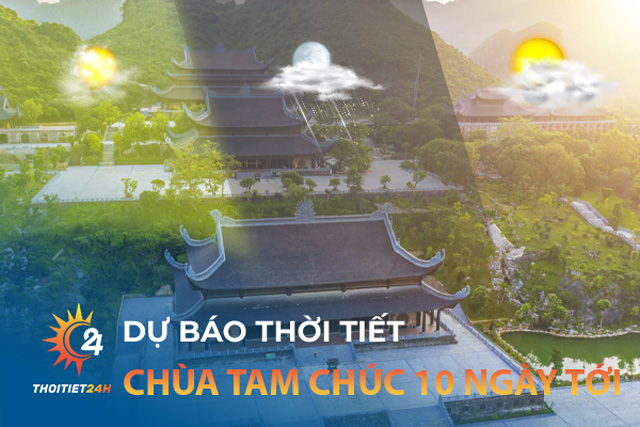 Dự báo Thời tiết Chùa Tam Chúc 10 ngày tới