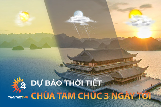 Dự báo Thời tiết Chùa Tam Chúc 3 ngày tới