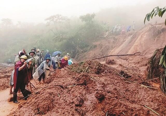 Tây Nguyên mưa lớn đề phòng sạt lở 