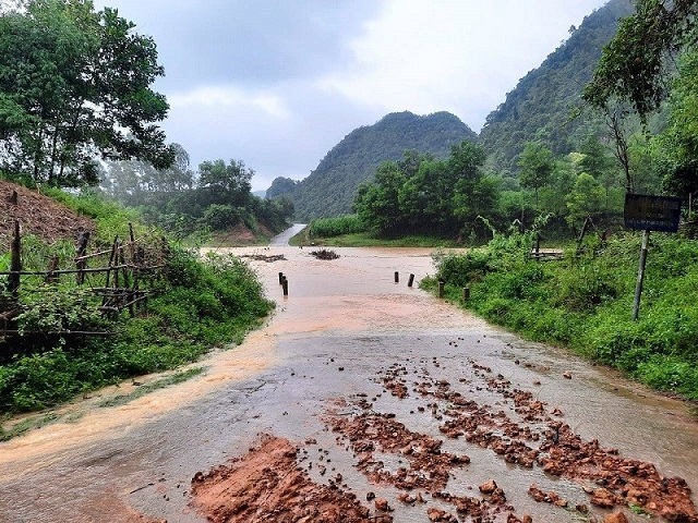 Tây Nguyên mưa lớn có khả năng gây sạt lở đất 