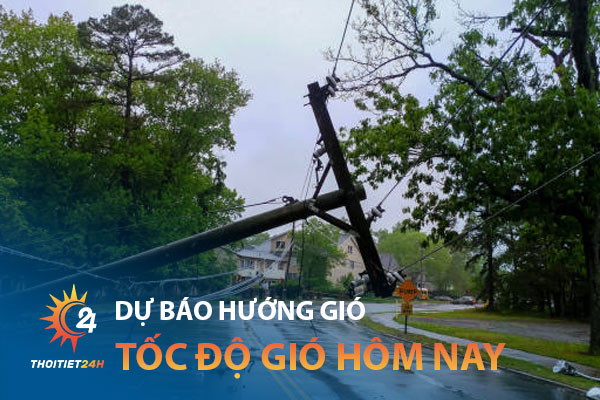 Theo dõi tốc độ gió hôm nay trên trang Thoitiet24h.vn