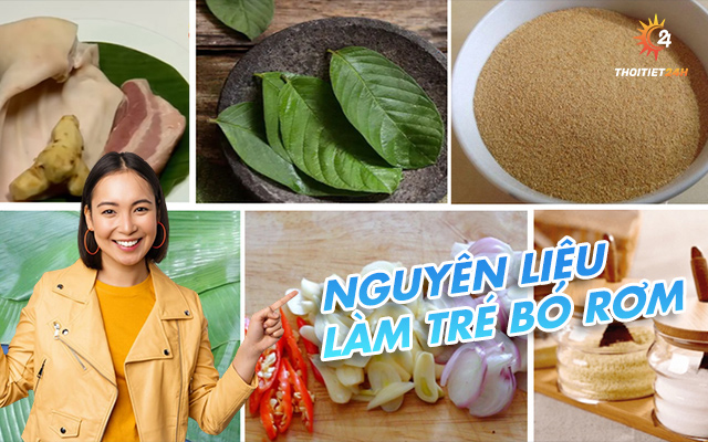 Nguyên liệu làm nên món tré tuyệt vời