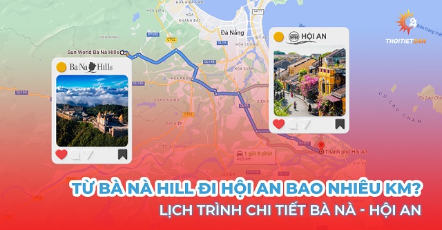 Từ Bà Nà đi Hội An bao nhiêu km?