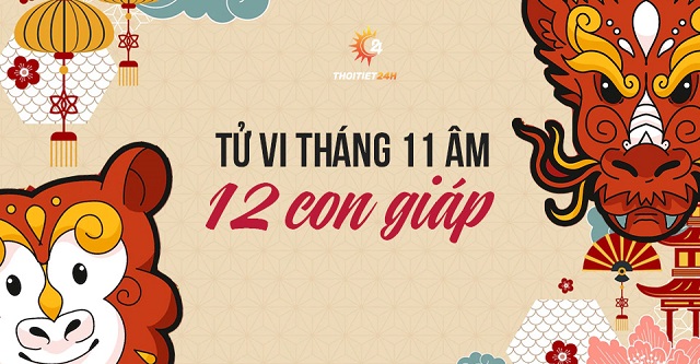 Luận giải tử vi tháng 11 của 12 con giáp